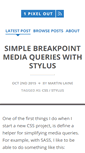 Mobile Screenshot of 1pixelout.net